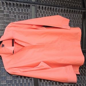 Foxcroft Plus Sized 3/4 Length Sleeved Button Down Non-Iron Blouse Size 22W. LN